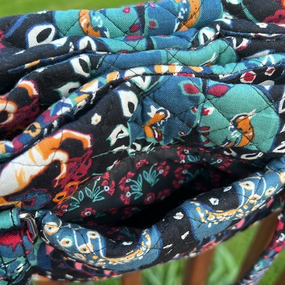 Vera Bradley Enchantment multi compartment shoulder bag EUC - Picture 6 of 13